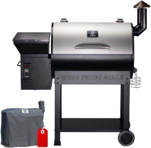 ZPG-7002E 8 in 1 Wood Pellet Grill and BBQ Smoker by Z GRILLS